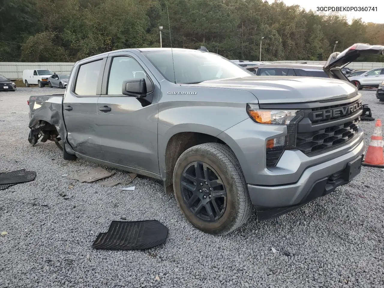 3GCPDBEK0PG360741 2023 Chevrolet Silverado 1500 4Wd Short Bed Custom