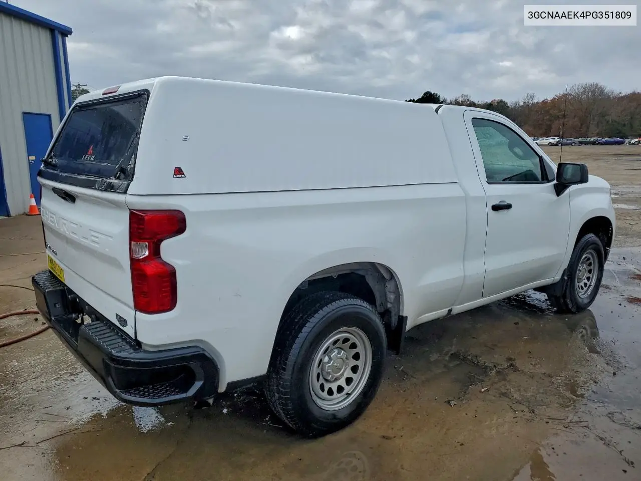 3GCNAAEK4PG351809 2023 Chevrolet Silverado C1500