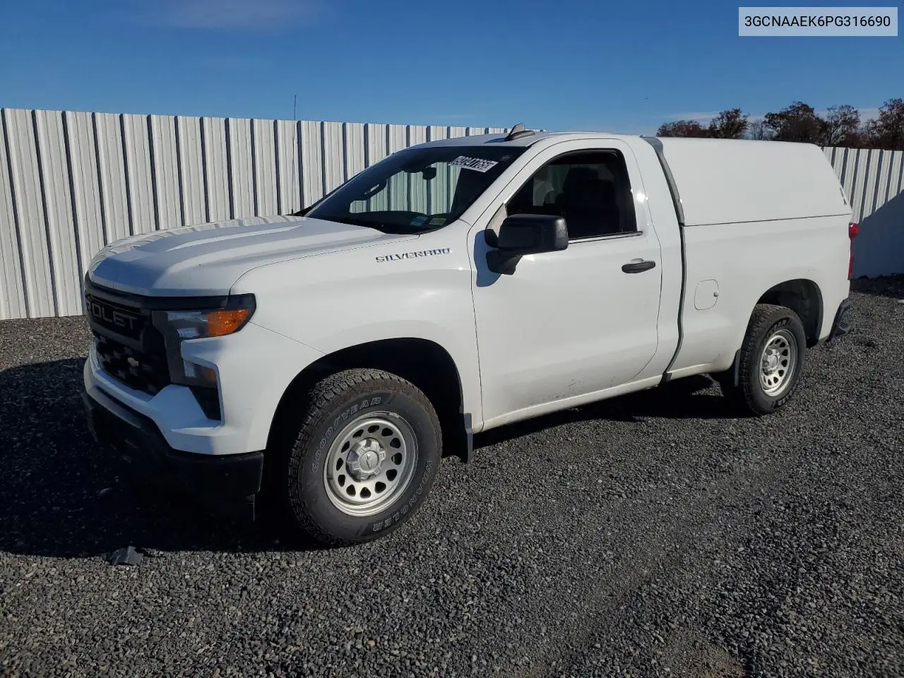 3GCNAAEK6PG316690 2023 Chevrolet Silverado C1500