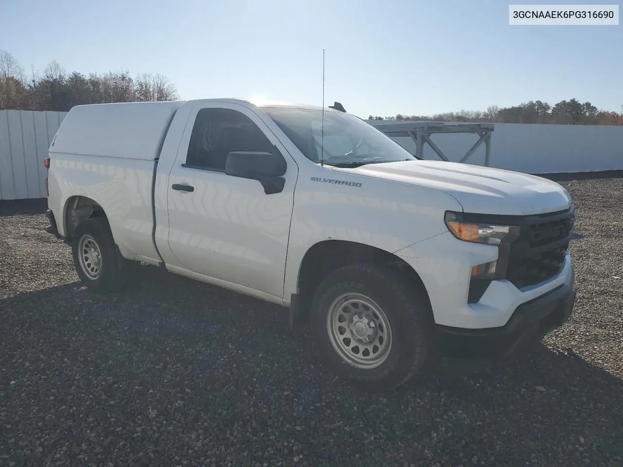 3GCNAAEK6PG316690 2023 Chevrolet Silverado C1500