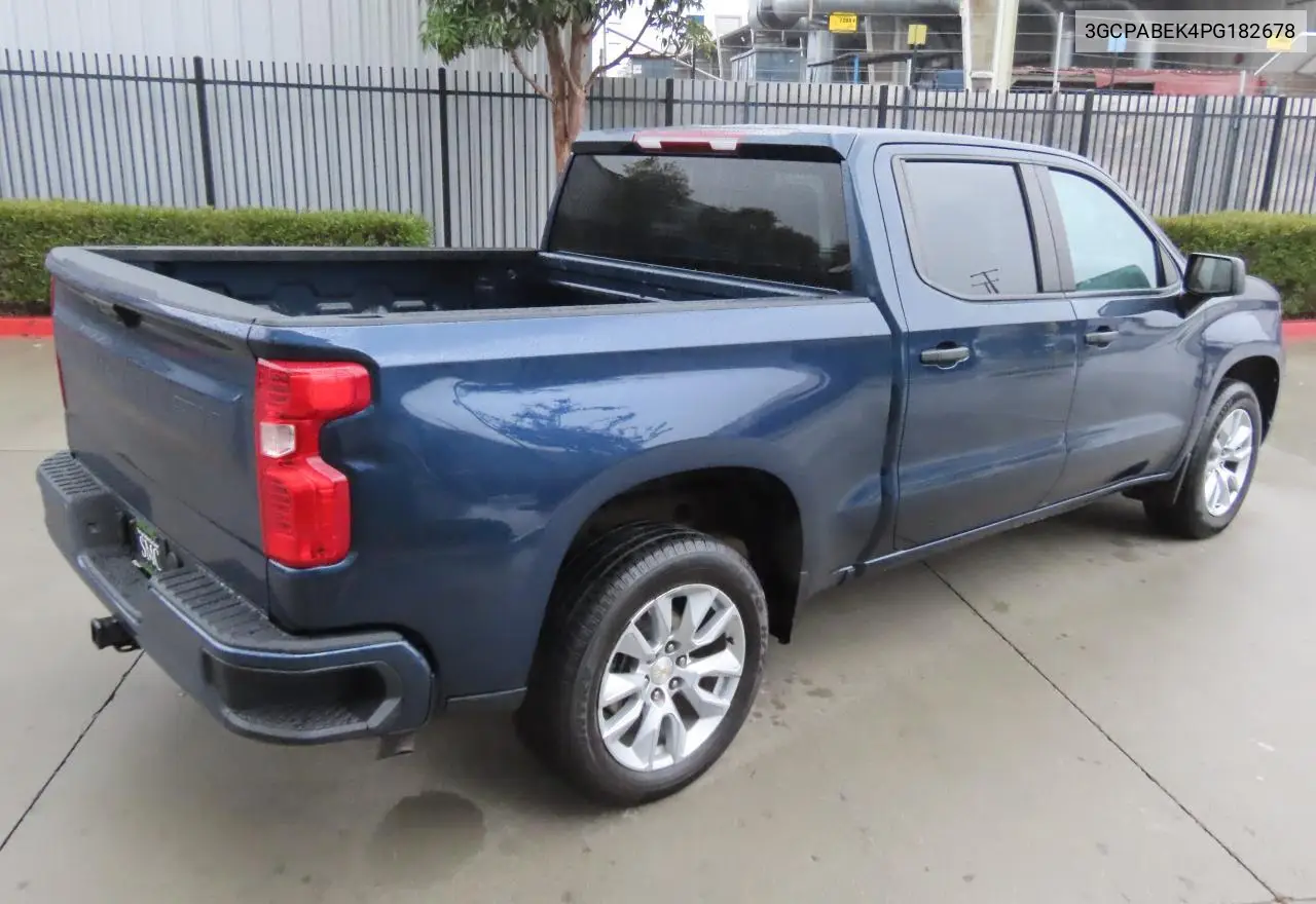 3GCPABEK4PG182678 2023 Chevrolet Silverado C1500 Custom