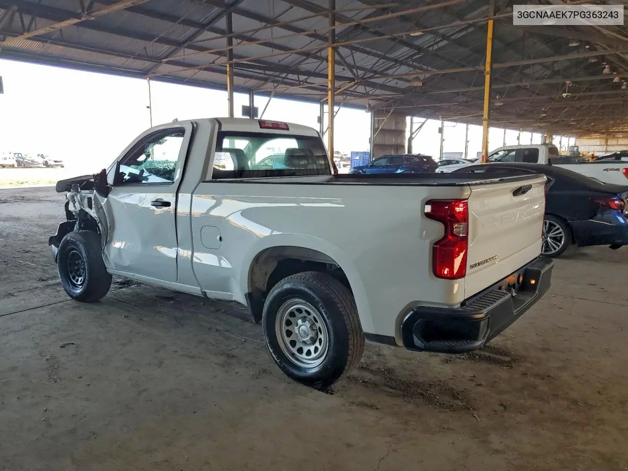 3GCNAAEK7PG363243 2023 Chevrolet Silverado C1500