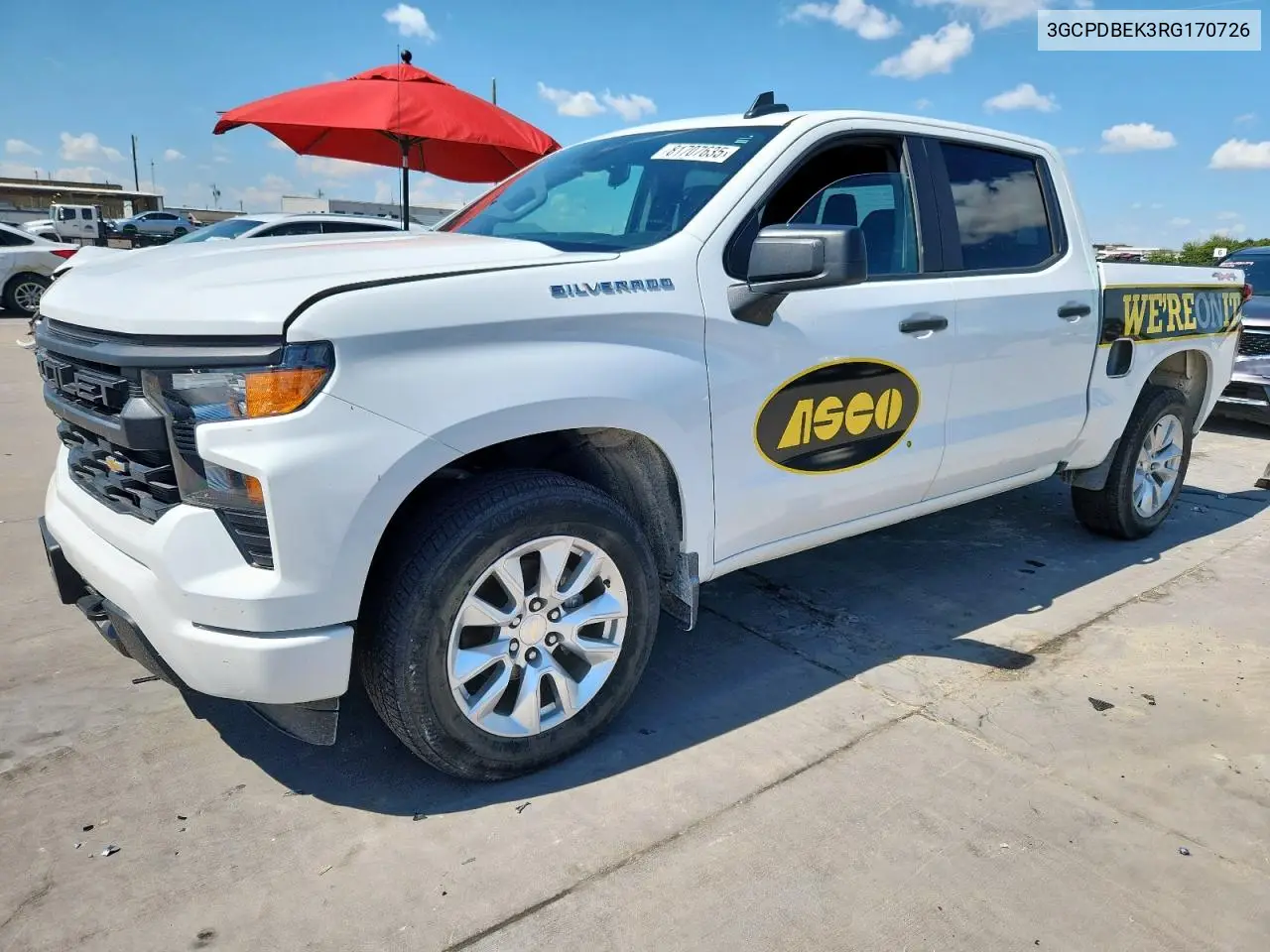 3GCPDBEK3RG170726 2024 Chevrolet Silverado K1500 Custom