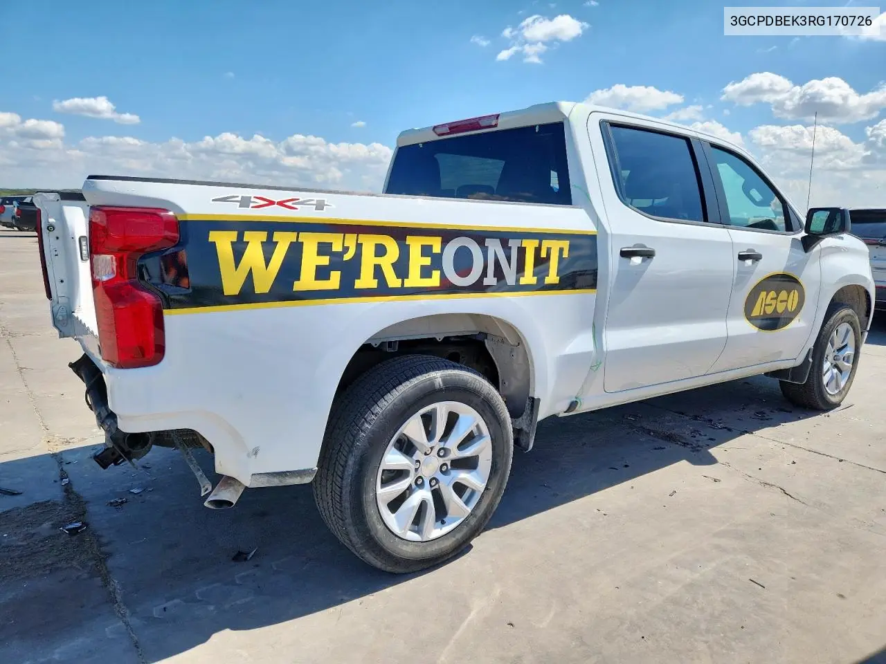 3GCPDBEK3RG170726 2024 Chevrolet Silverado K1500 Custom