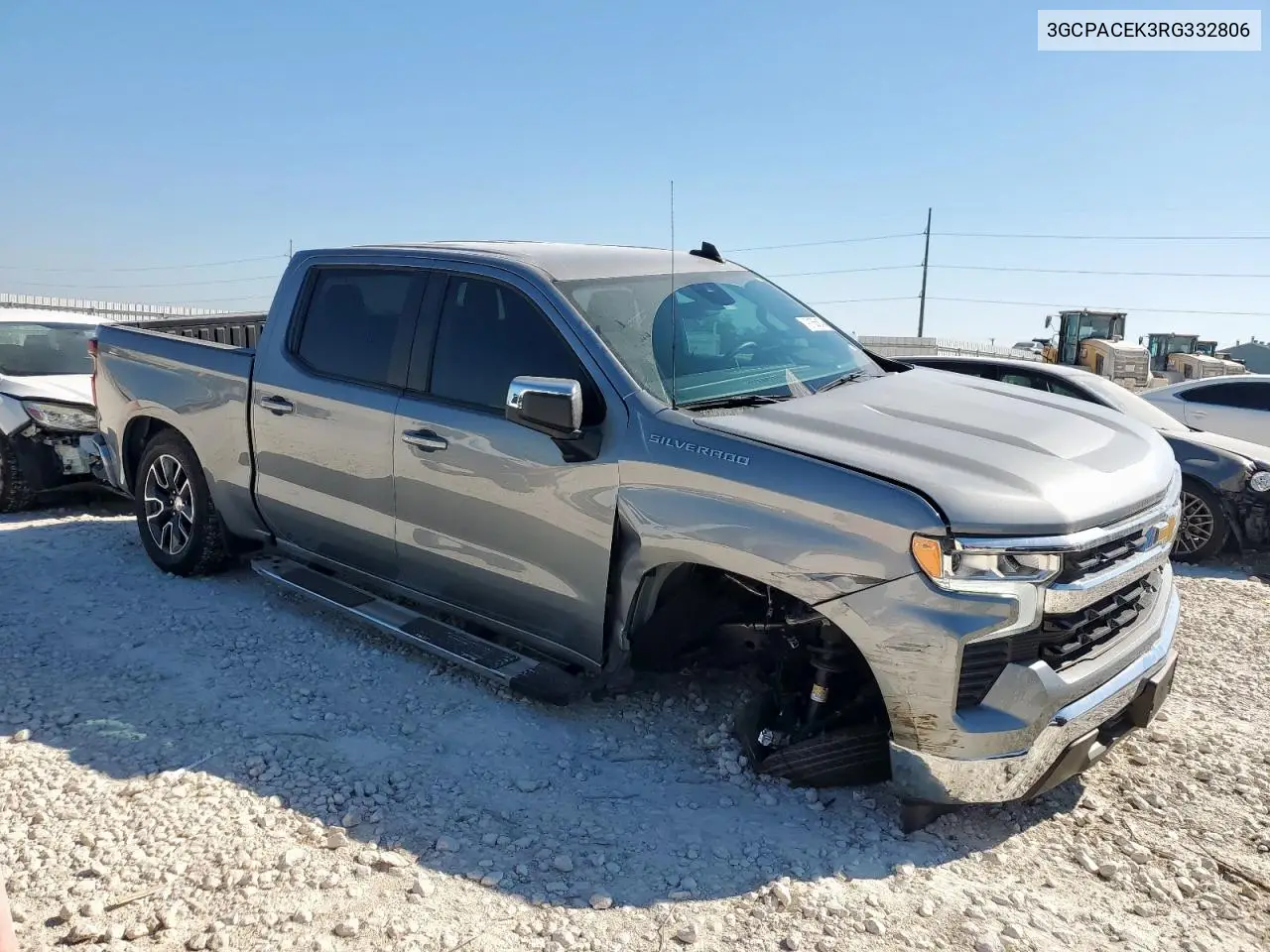 3GCPACEK3RG332806 2024 Chevrolet Silverado C1500 Lt