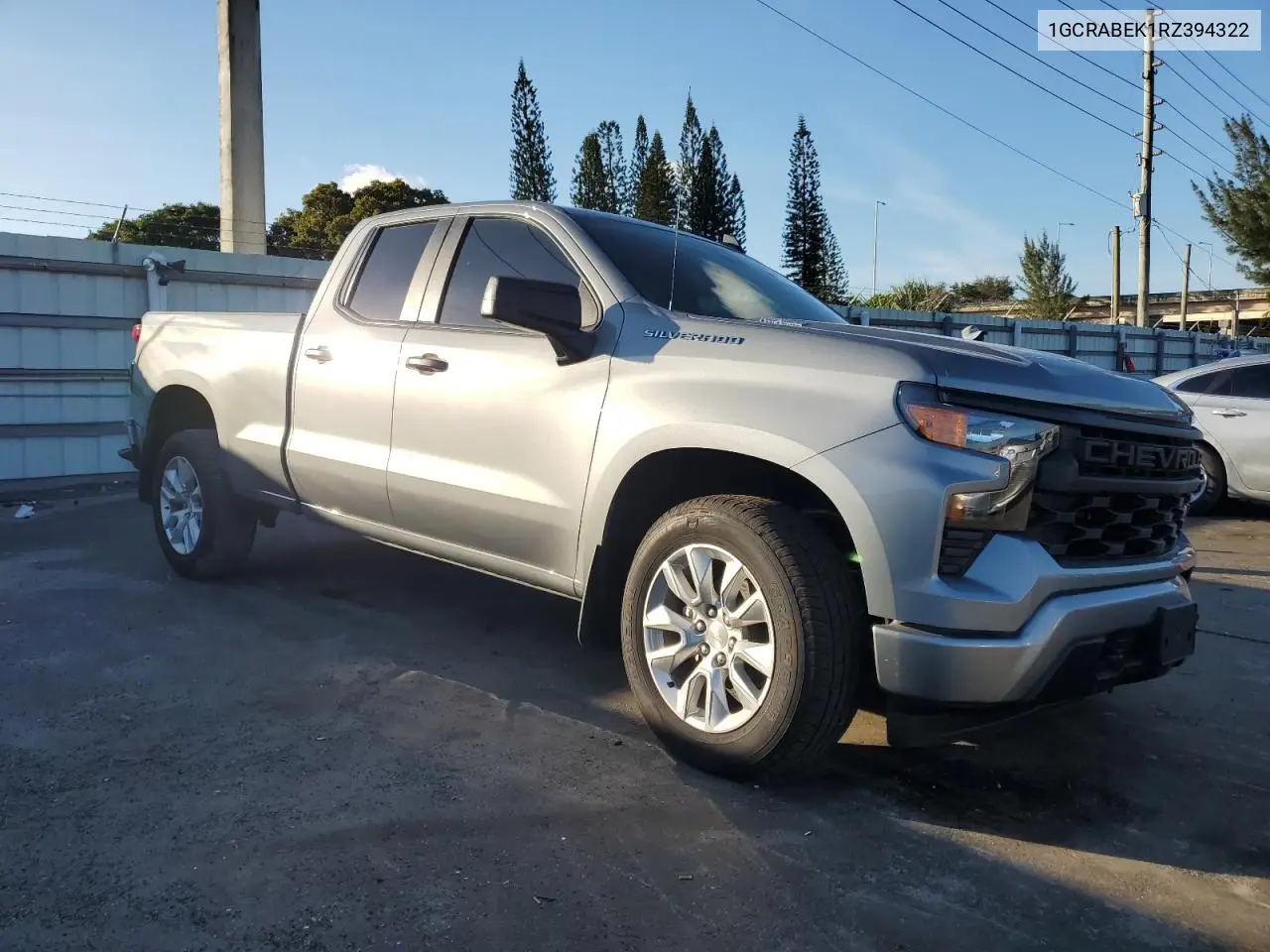 1GCRABEK1RZ394322 2024 Chevrolet Silverado C1500 Custom