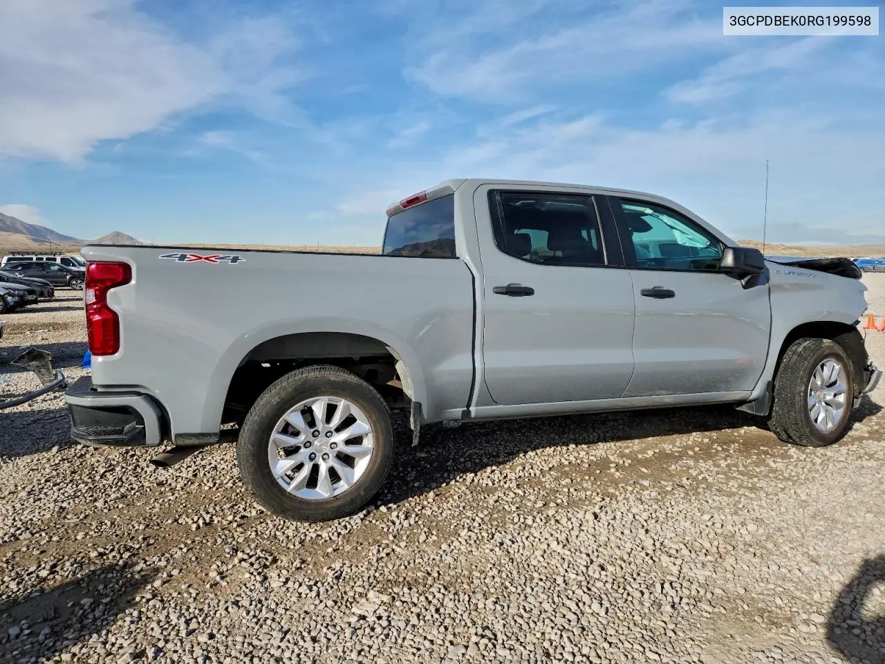 3GCPDBEK0RG199598 2024 Chevrolet Silverado 1500 4Wd Short Bed Custom
