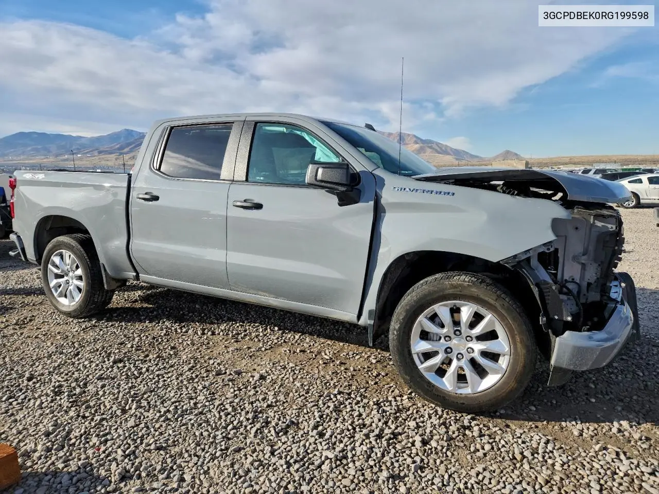 3GCPDBEK0RG199598 2024 Chevrolet Silverado 1500 4Wd Short Bed Custom