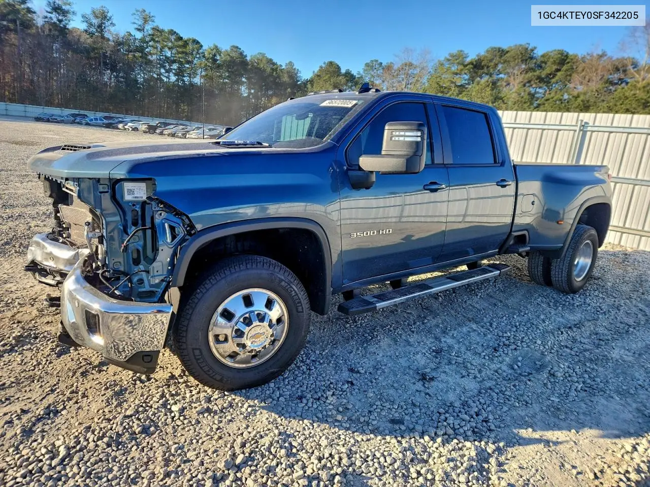 1GC4KTEY0SF342205 2025 Chevrolet Silverado K3500 Lt
