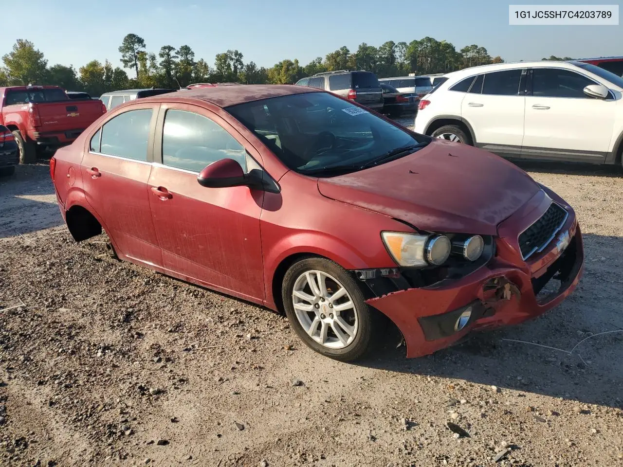 1G1JC5SH7C4203789 2012 Chevrolet Sonic Lt