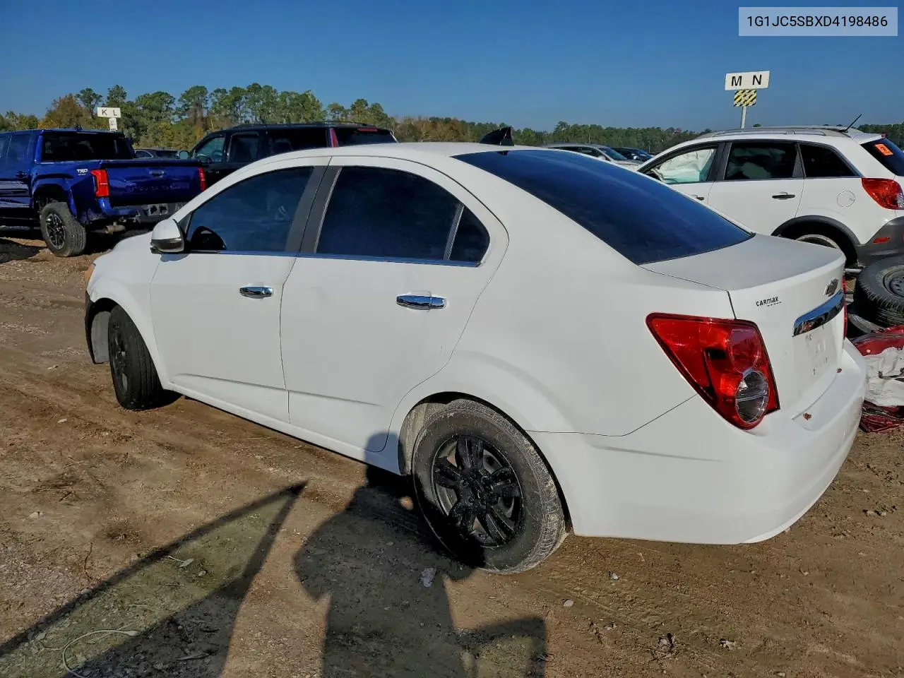 1G1JC5SBXD4198486 2013 Chev Sonic