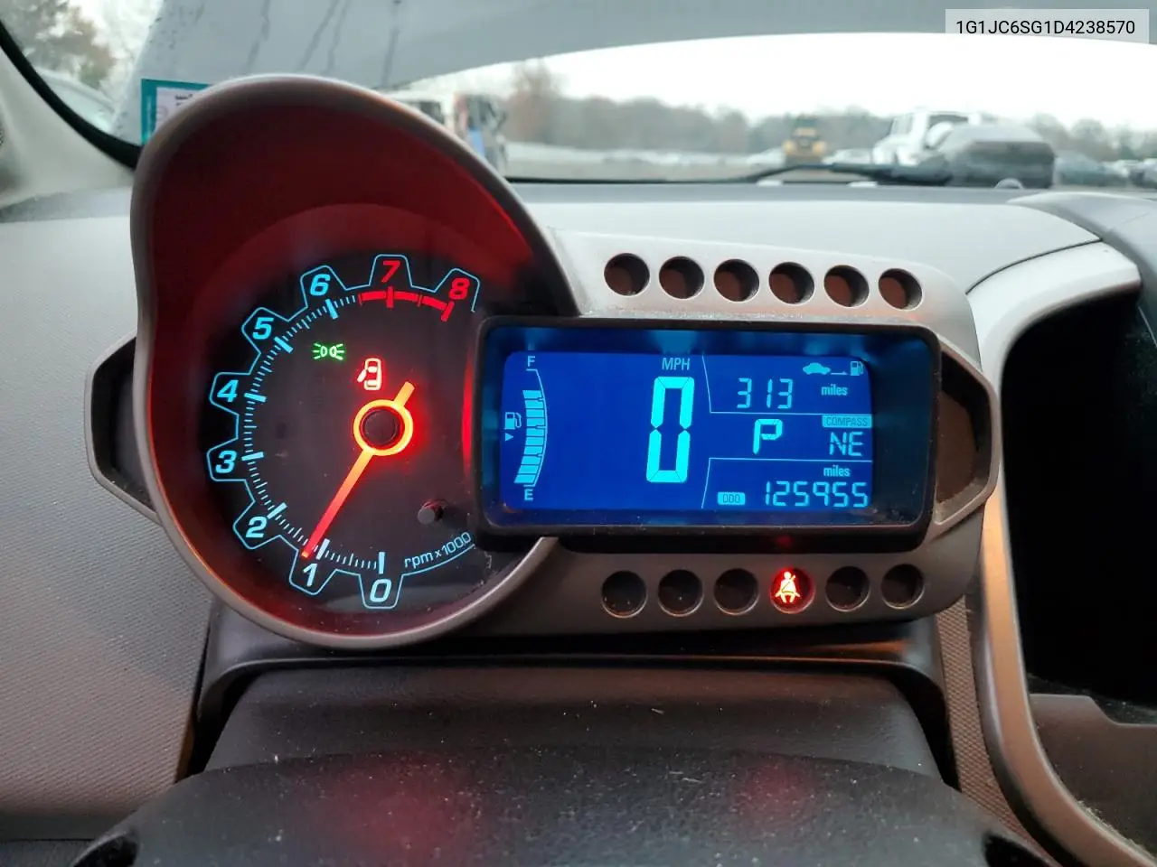 1G1JC6SG1D4238570 2013 Chevrolet Sonic Lt