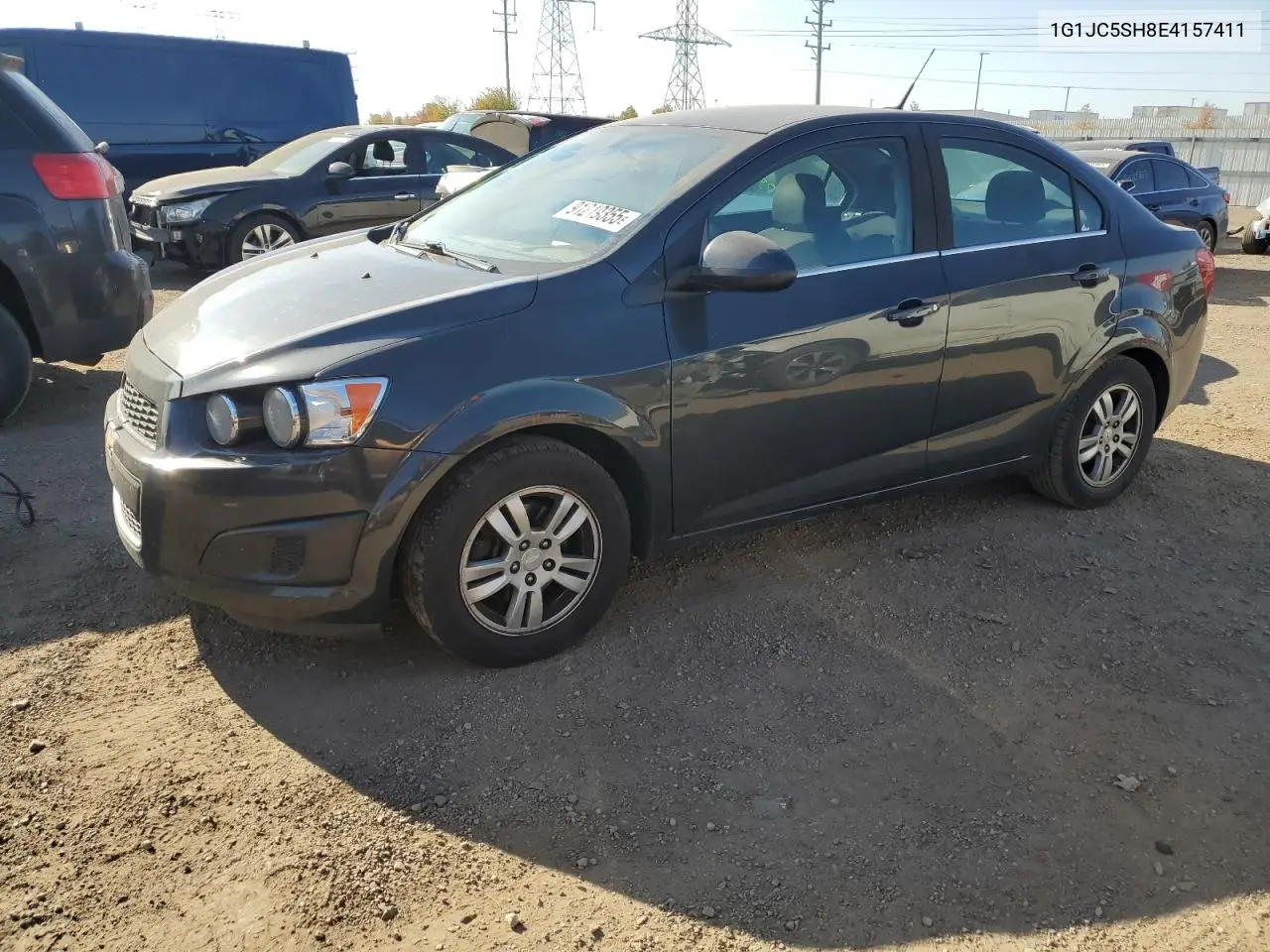 1G1JC5SH8E4157411 2014 Chevrolet Sonic Lt