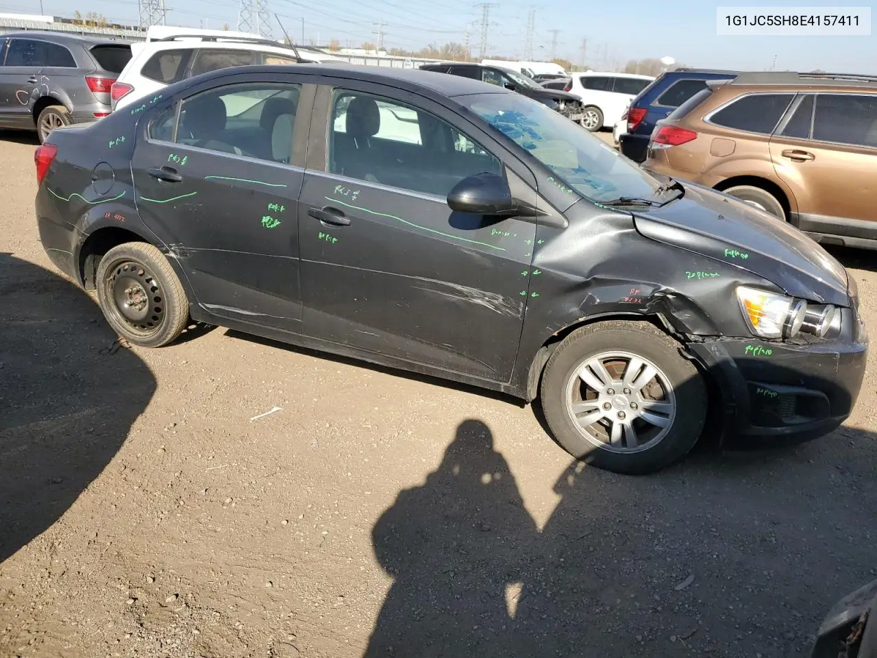 1G1JC5SH8E4157411 2014 Chevrolet Sonic Lt