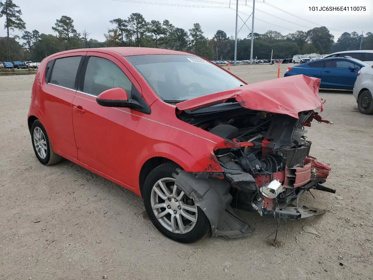 1G1JC6SH6E4110075 2014 Chevrolet Sonic Lt