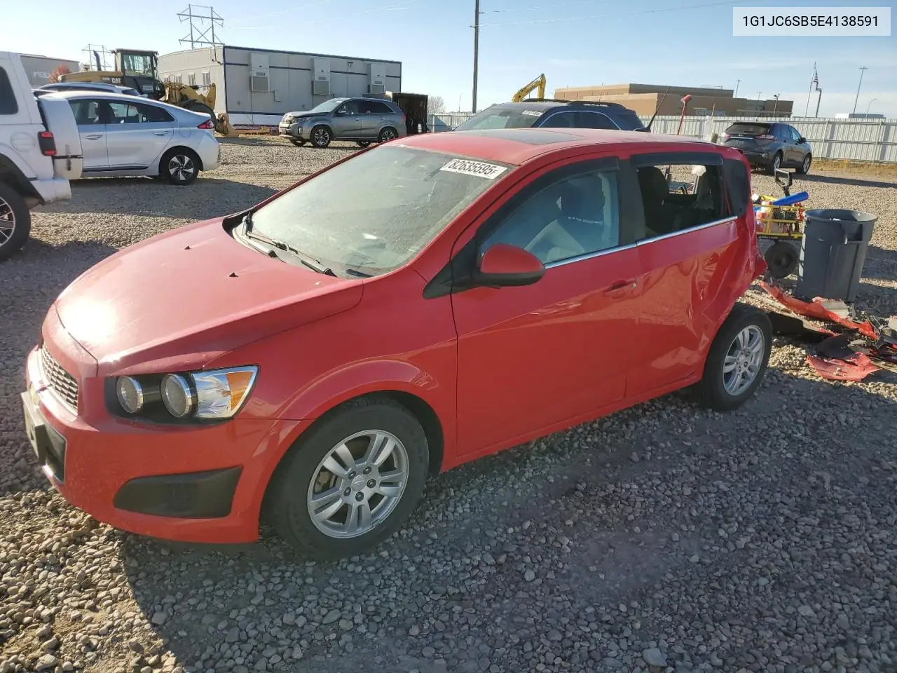 1G1JC6SB5E4138591 2014 Chevrolet Sonic Lt