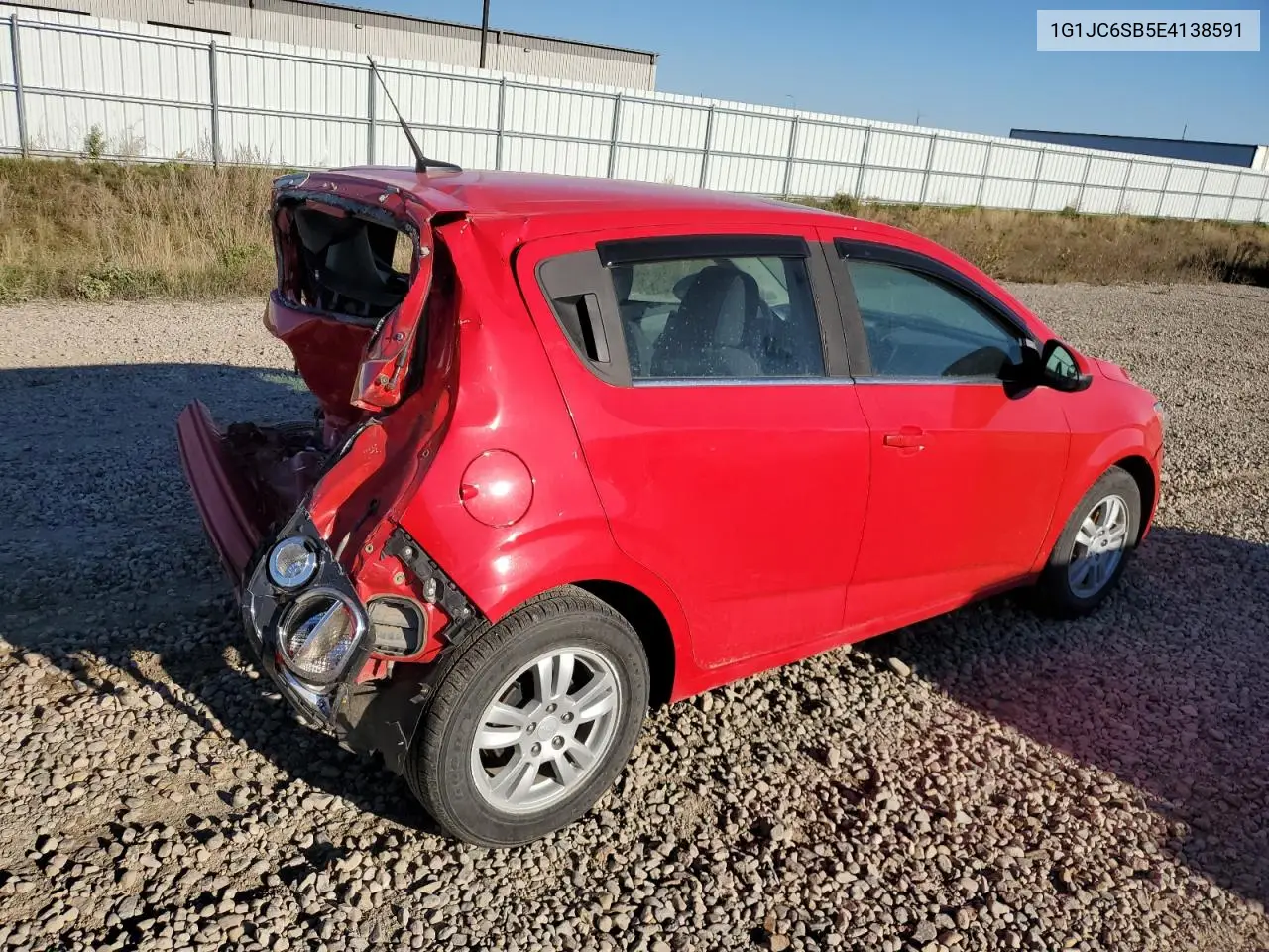 1G1JC6SB5E4138591 2014 Chevrolet Sonic Lt