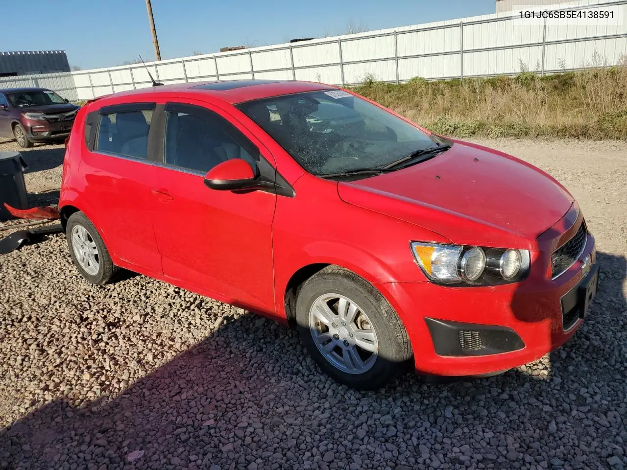 1G1JC6SB5E4138591 2014 Chevrolet Sonic Lt