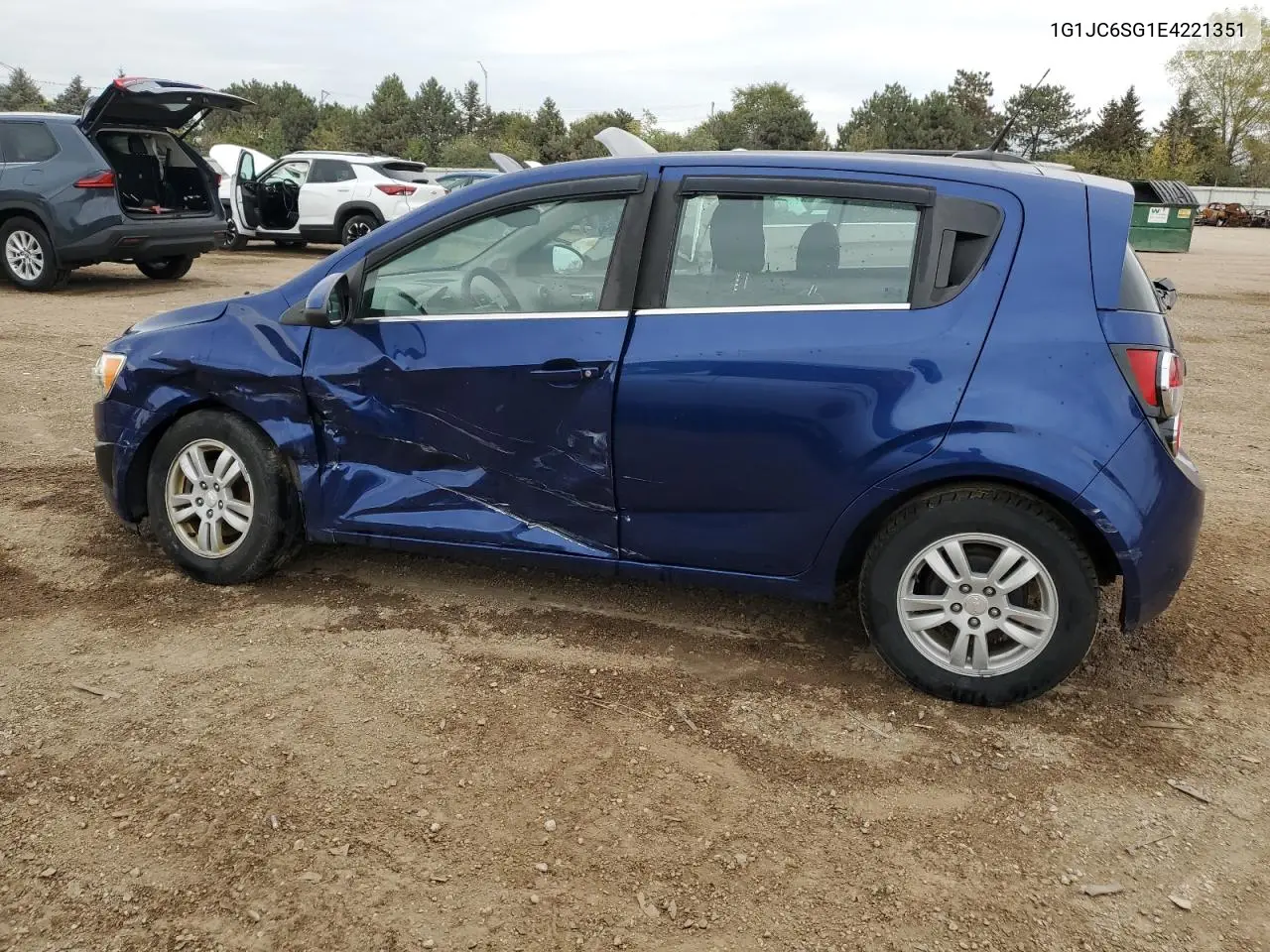 1G1JC6SG1E4221351 2014 Chevrolet Sonic Lt
