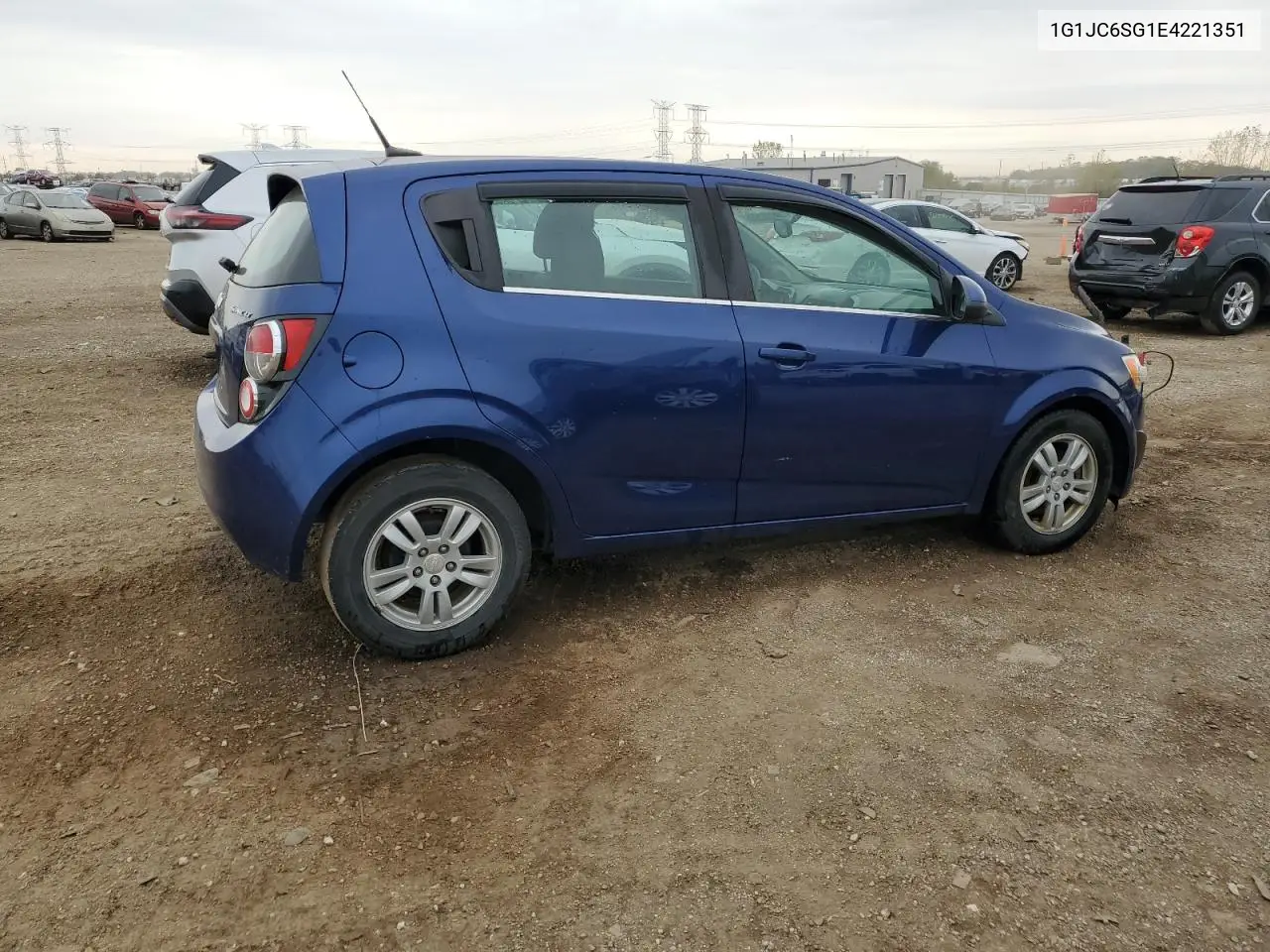 1G1JC6SG1E4221351 2014 Chevrolet Sonic Lt