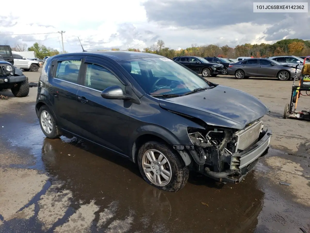 1G1JC6SBXE4142362 2014 Chevrolet Sonic Lt