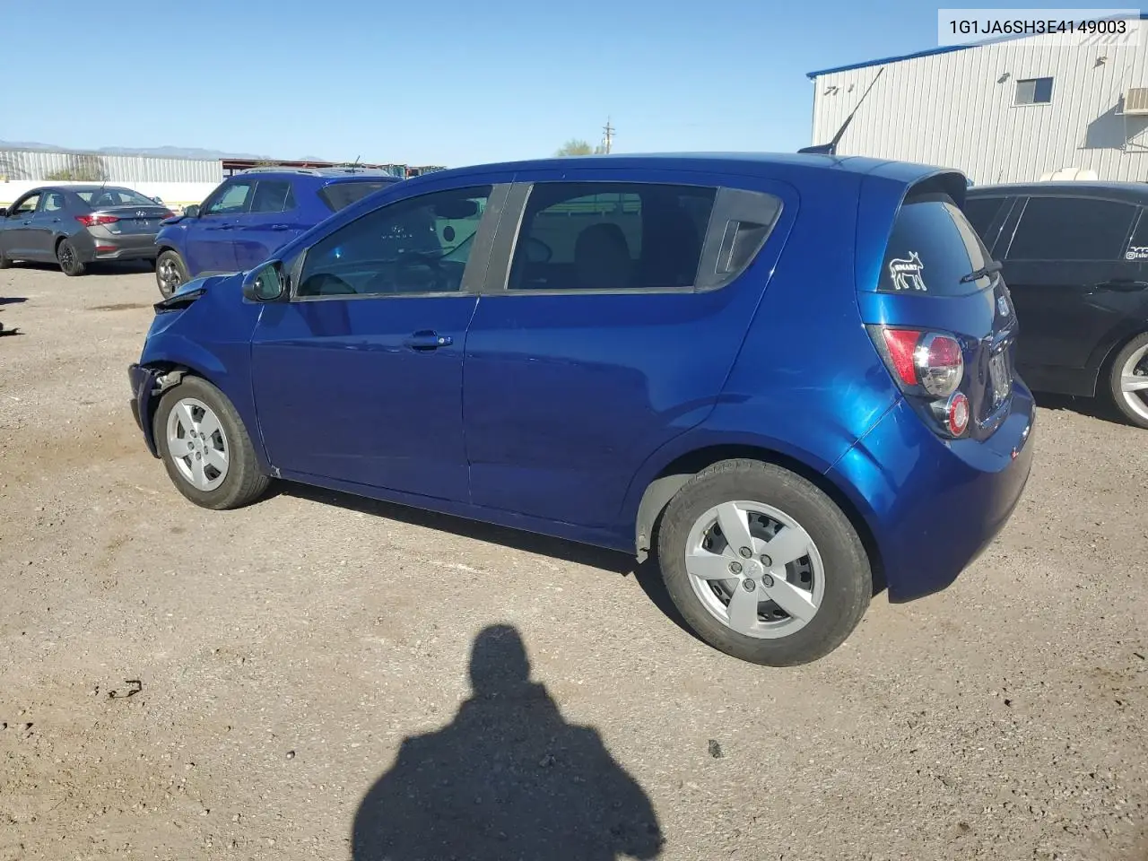 1G1JA6SH3E4149003 2014 Chevrolet Sonic Ls