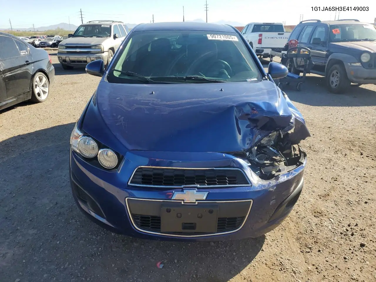 1G1JA6SH3E4149003 2014 Chevrolet Sonic Ls