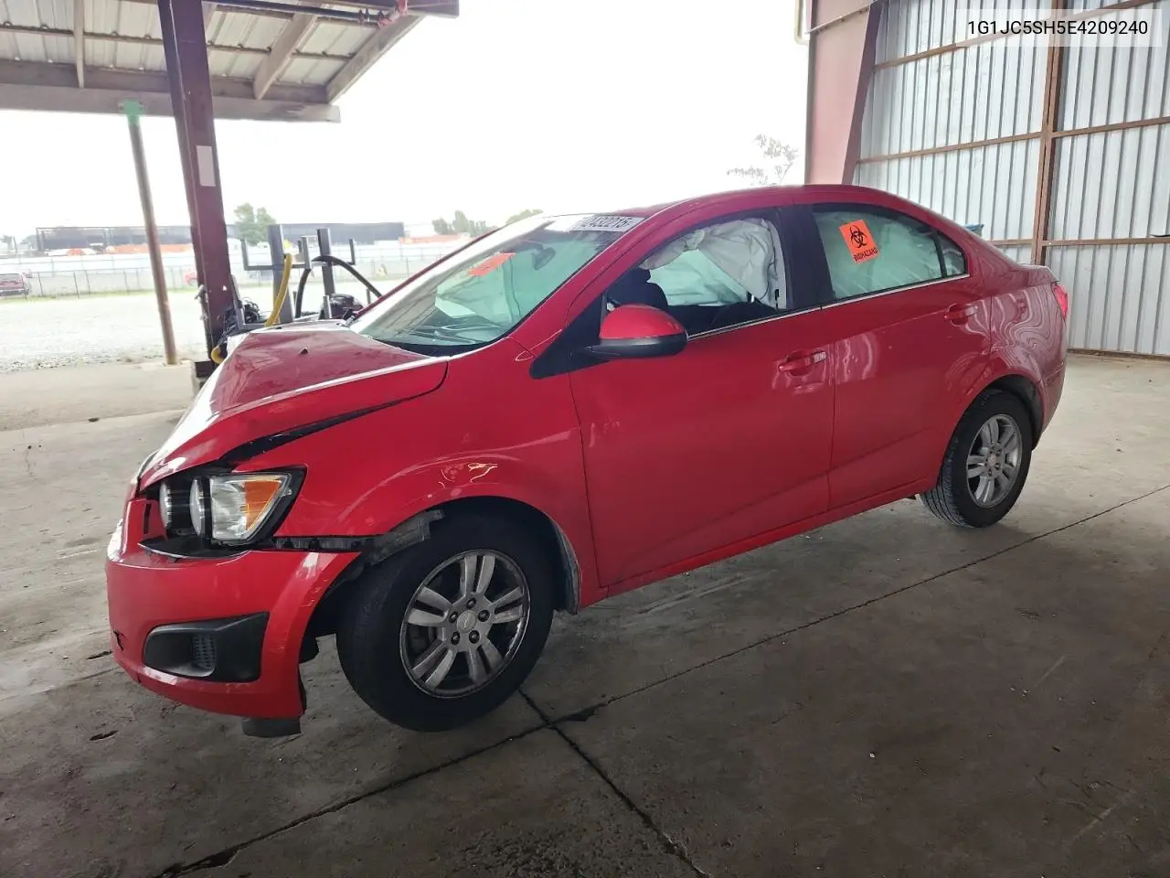1G1JC5SH5E4209240 2014 Chevrolet Sonic Lt
