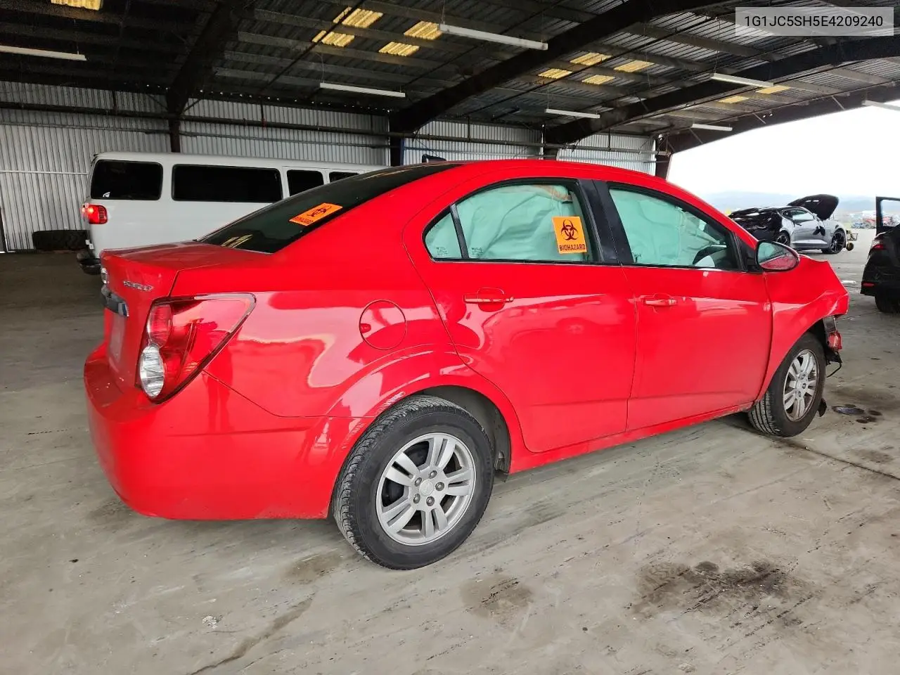 1G1JC5SH5E4209240 2014 Chevrolet Sonic Lt