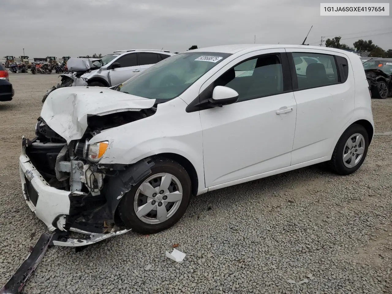 1G1JA6SGXE4197654 2014 Chevrolet Sonic Ls