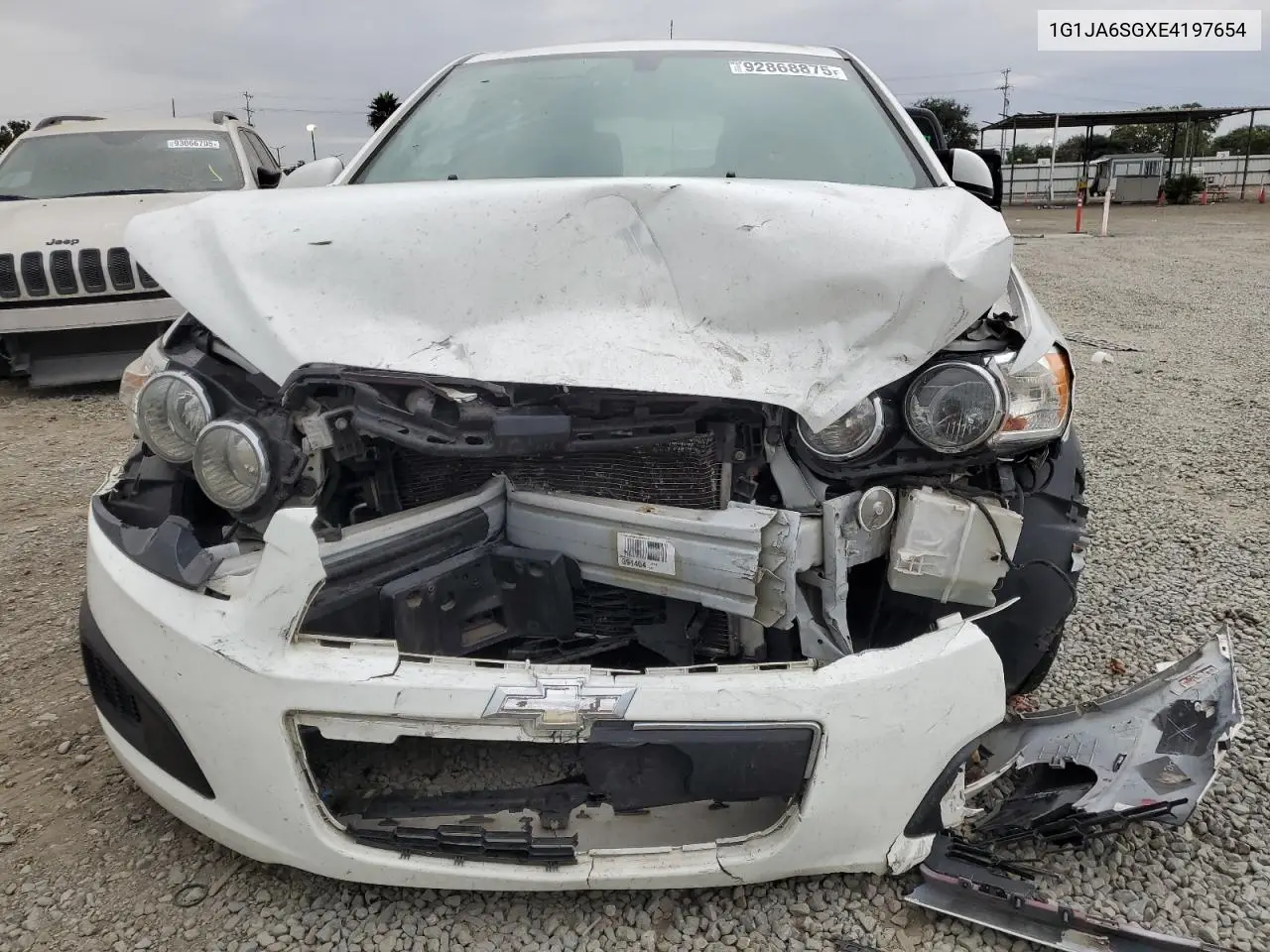 1G1JA6SGXE4197654 2014 Chevrolet Sonic Ls