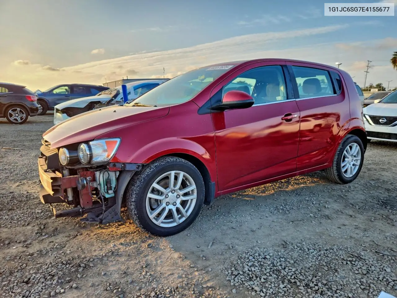 1G1JC6SG7E4155677 2014 Chevrolet Sonic Lt