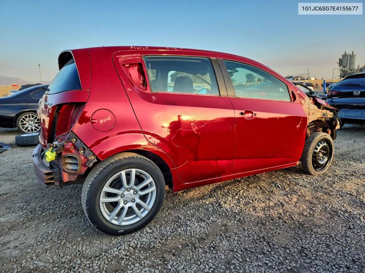 1G1JC6SG7E4155677 2014 Chevrolet Sonic Lt