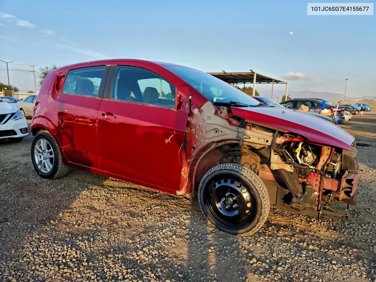 1G1JC6SG7E4155677 2014 Chevrolet Sonic Lt