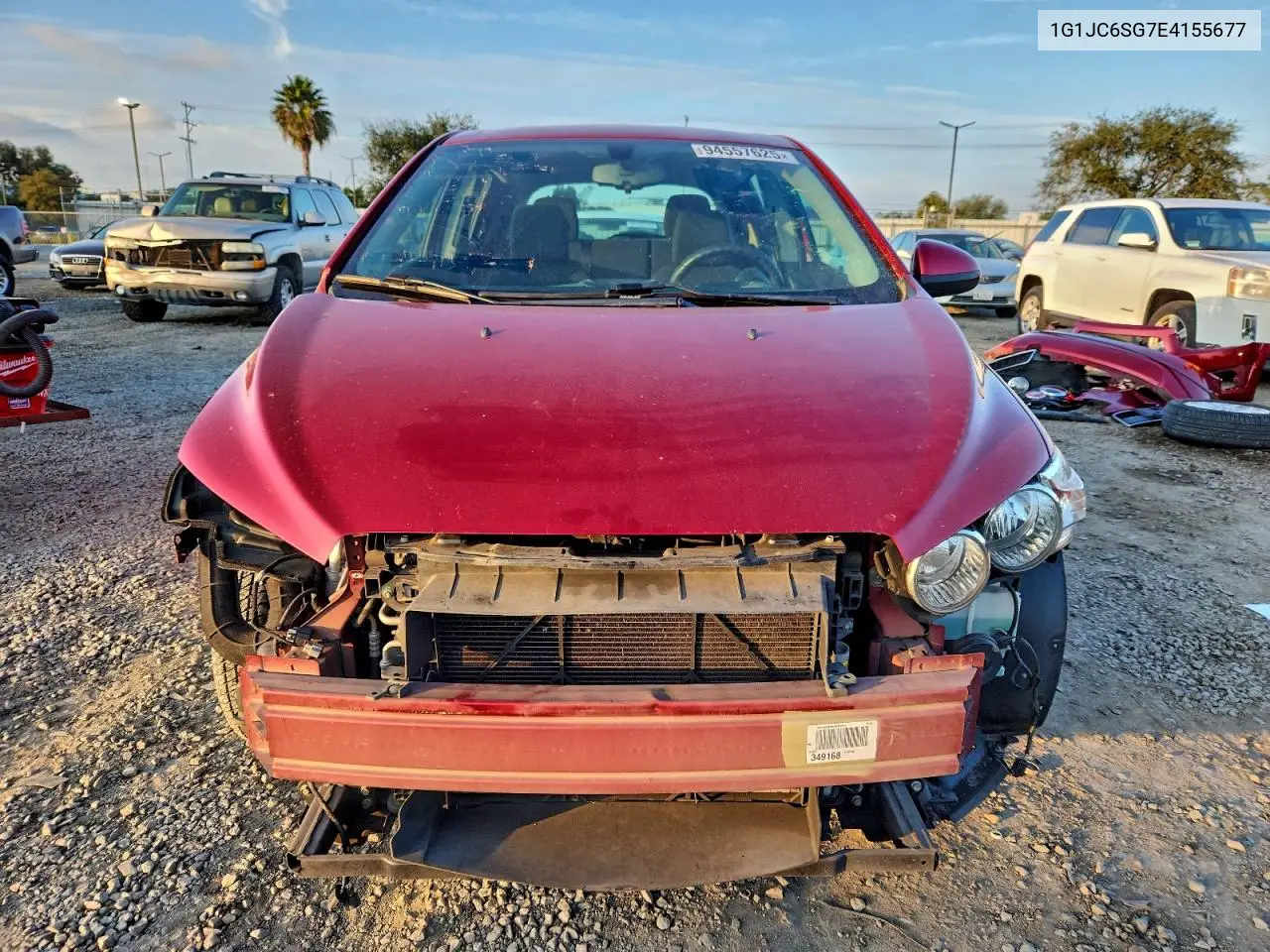 1G1JC6SG7E4155677 2014 Chevrolet Sonic Lt