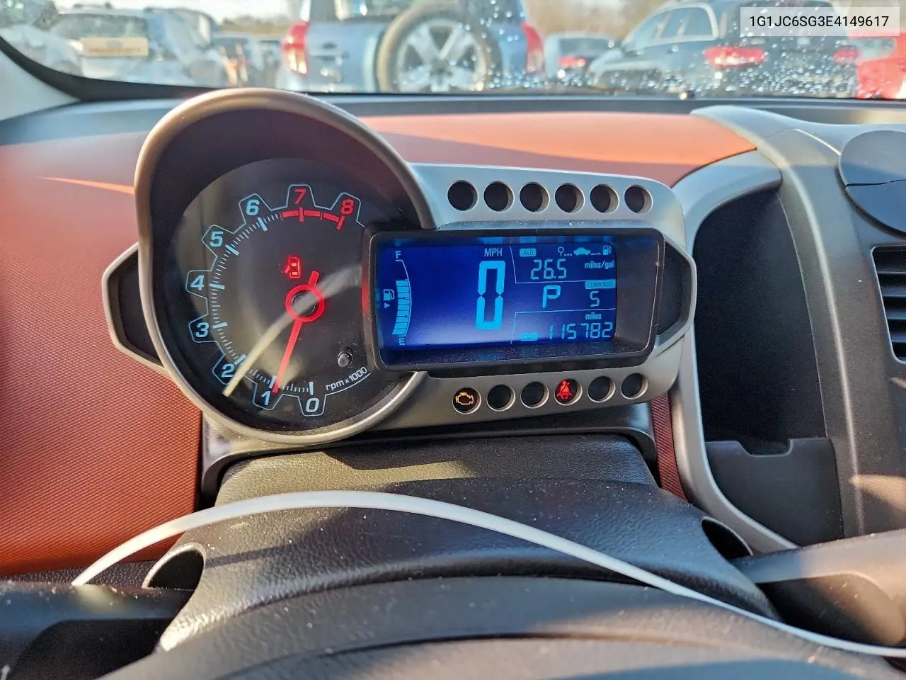 1G1JC6SG3E4149617 2014 Chevrolet Sonic Lt