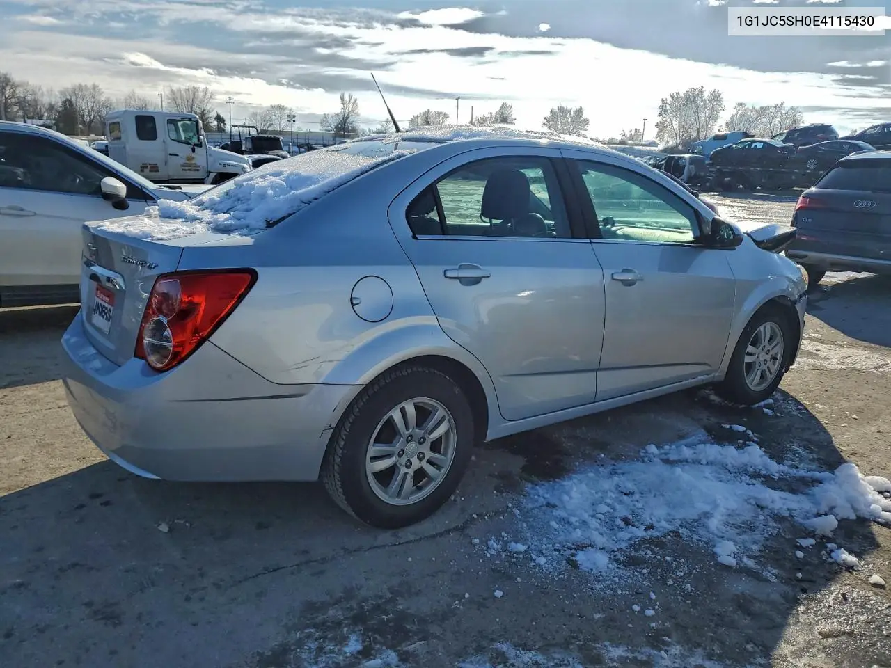 1G1JC5SH0E4115430 2014 Chevrolet Sonic Lt
