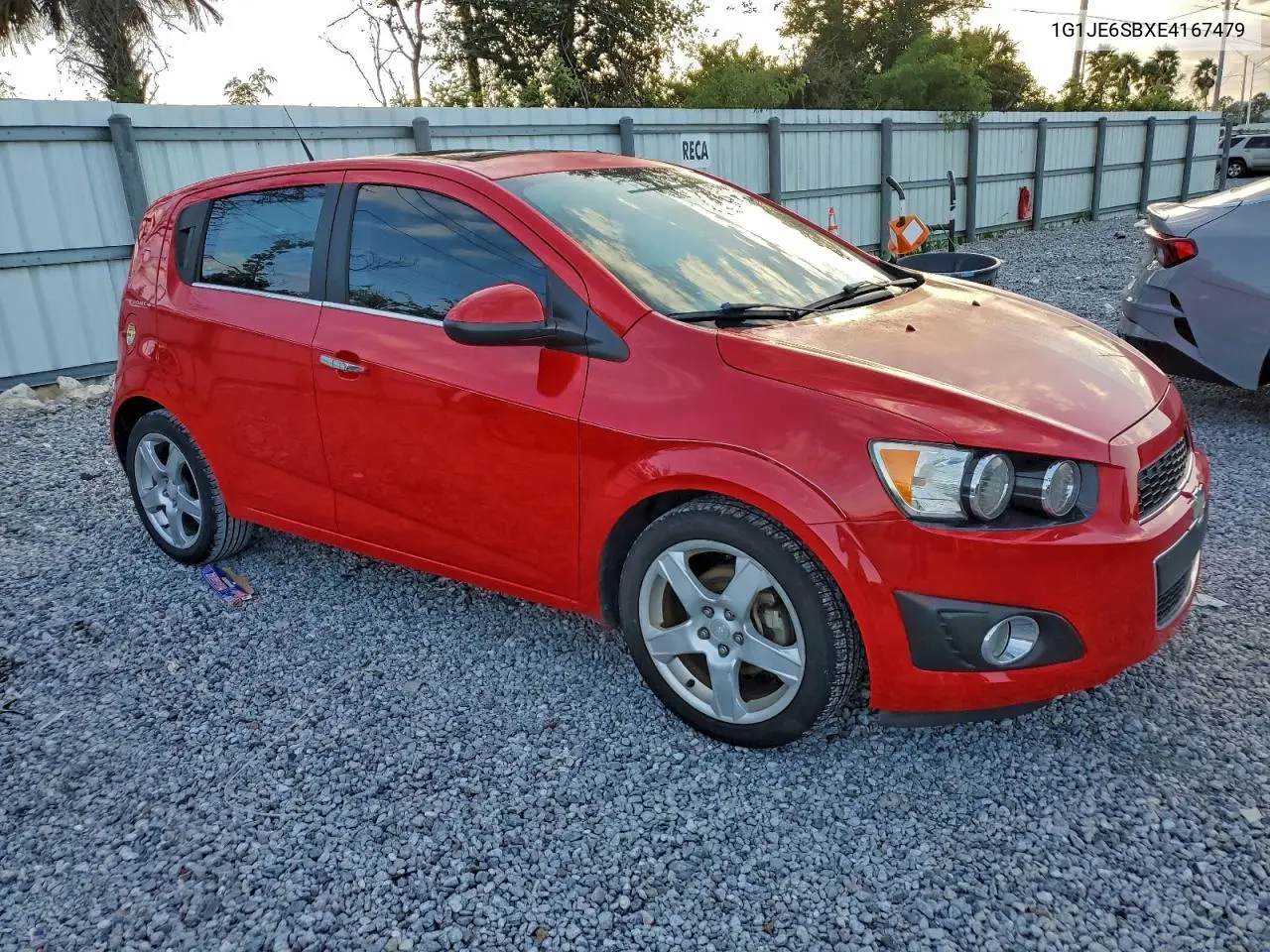 1G1JE6SBXE4167479 2014 Chevrolet Sonic Ltz