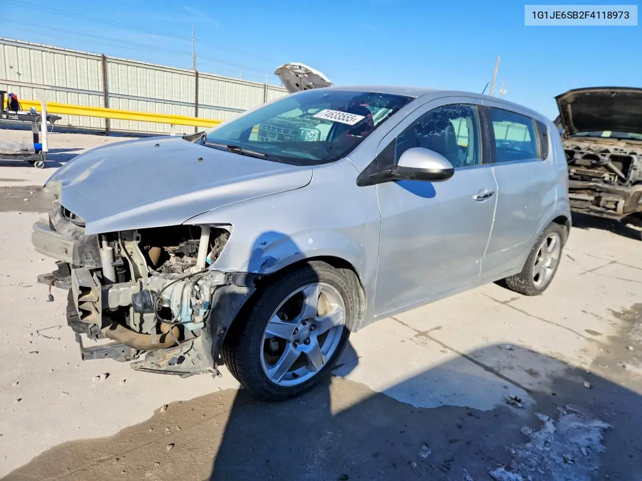 1G1JE6SB2F4118973 2015 Chevrolet Sonic Ltz