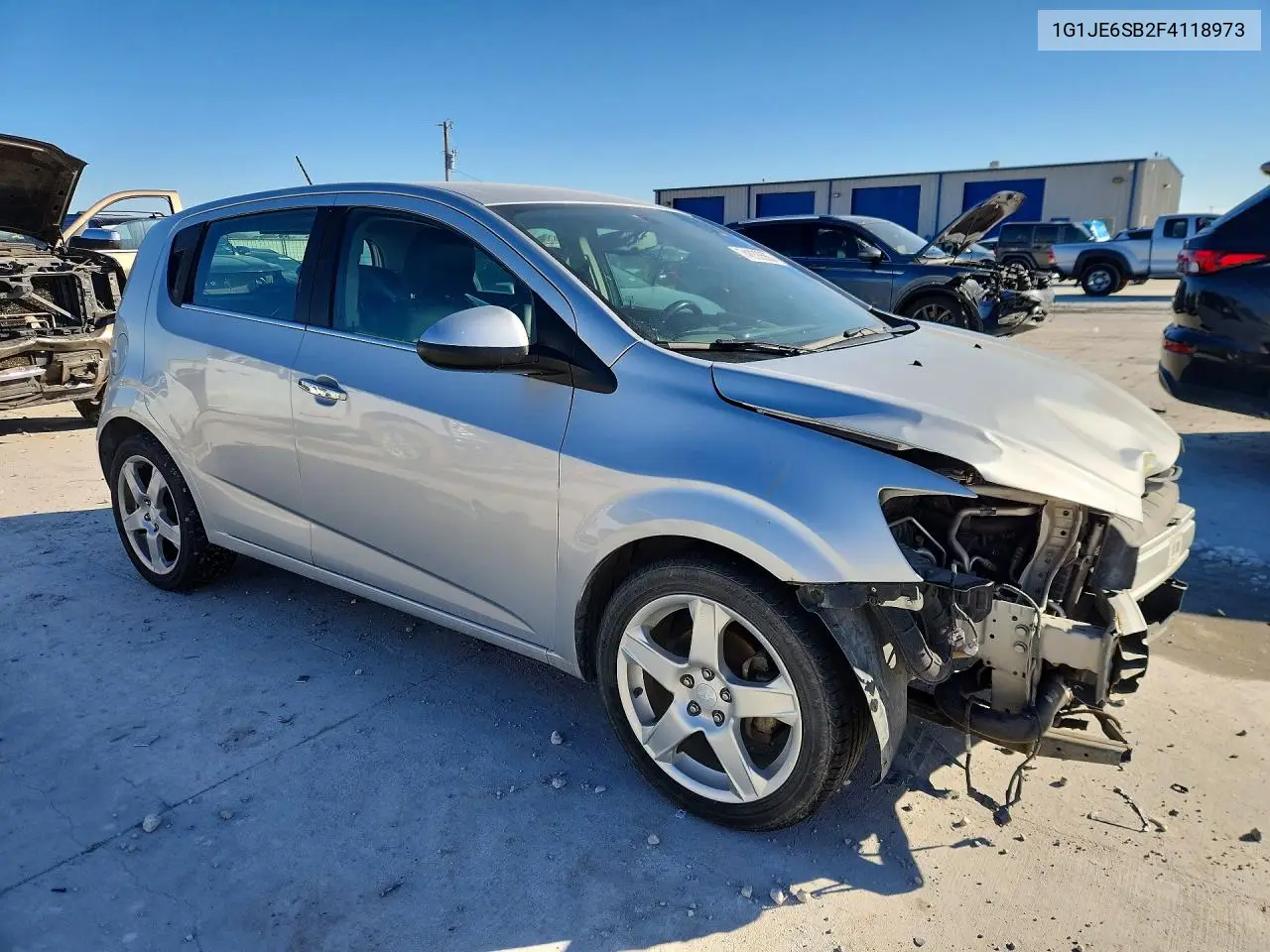 1G1JE6SB2F4118973 2015 Chevrolet Sonic Ltz