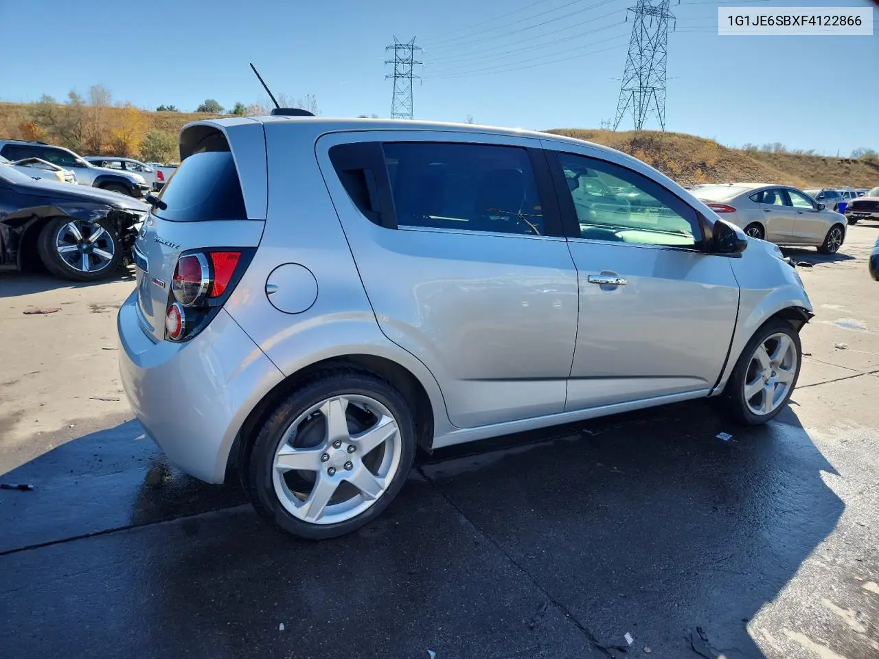 1G1JE6SBXF4122866 2015 Chevrolet Sonic Ltz