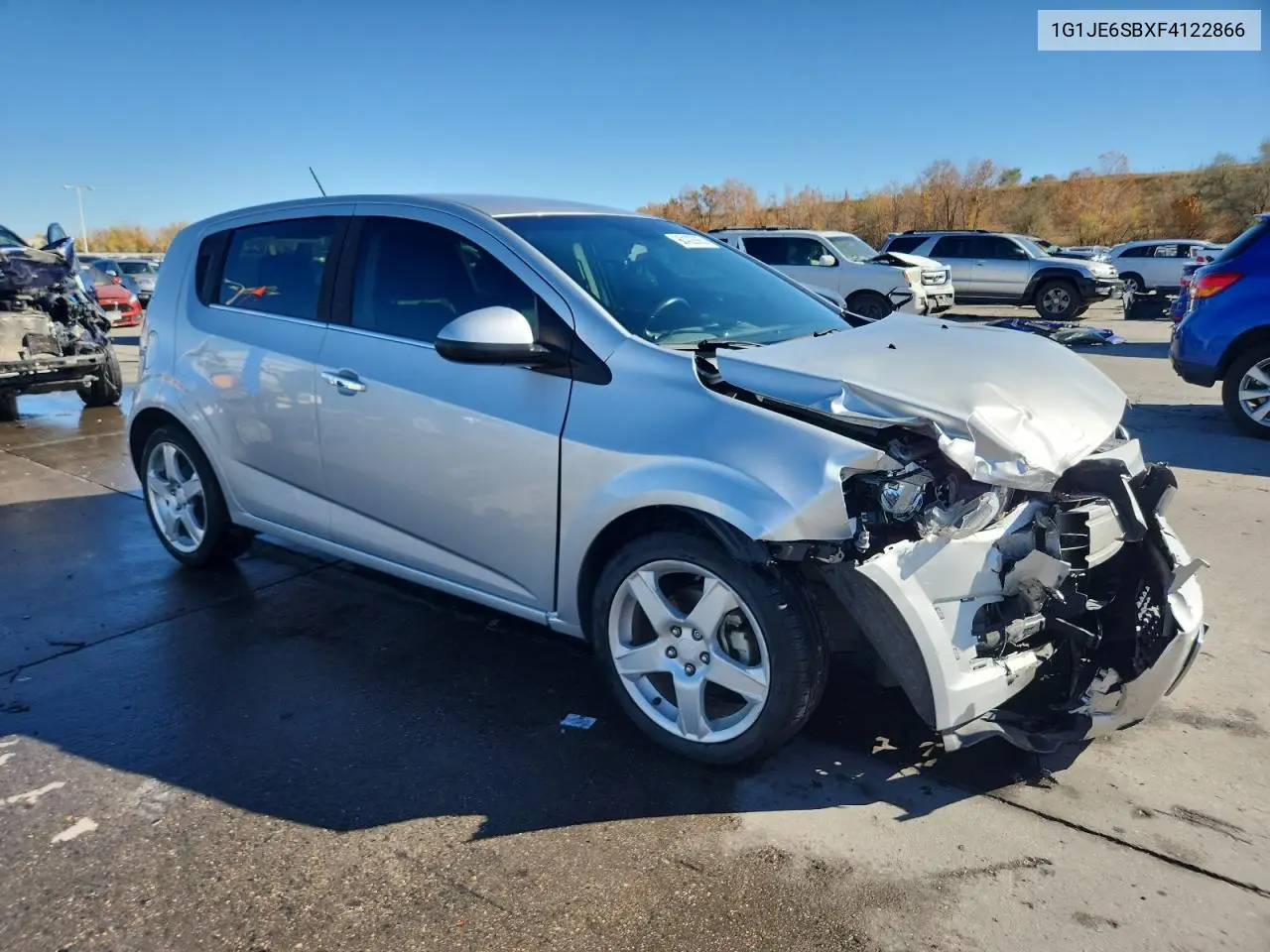 1G1JE6SBXF4122866 2015 Chevrolet Sonic Ltz