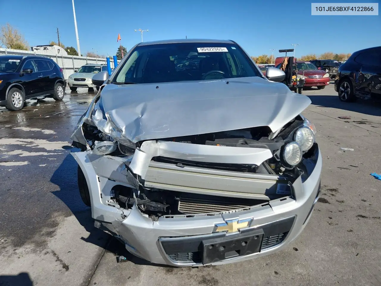 1G1JE6SBXF4122866 2015 Chevrolet Sonic Ltz