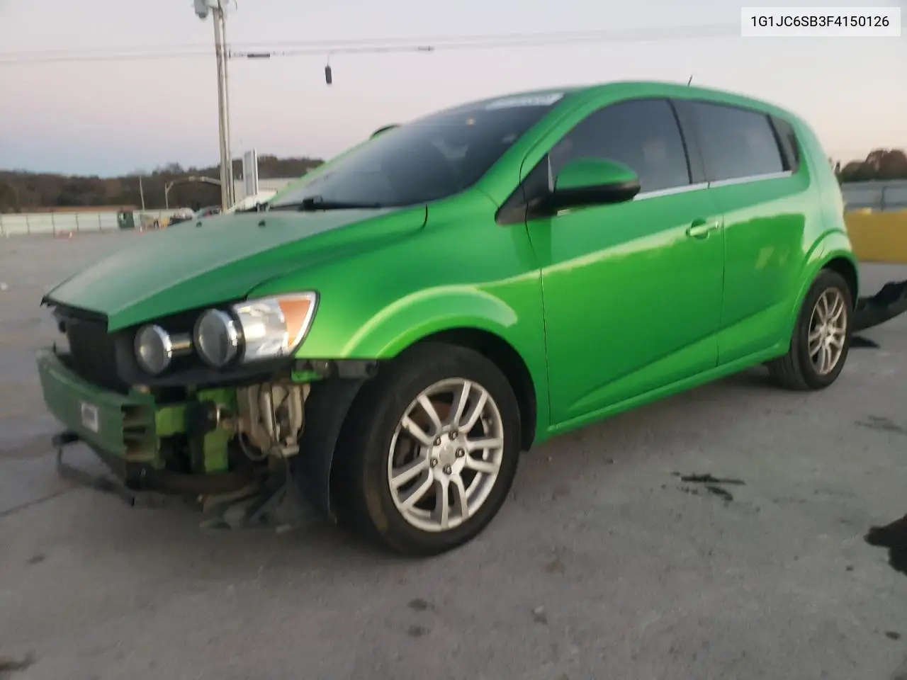 1G1JC6SB3F4150126 2015 Chevrolet Sonic Lt