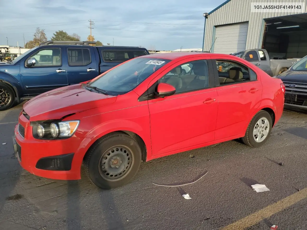 1G1JA5SH3F4149143 2015 Chevrolet Sonic Ls