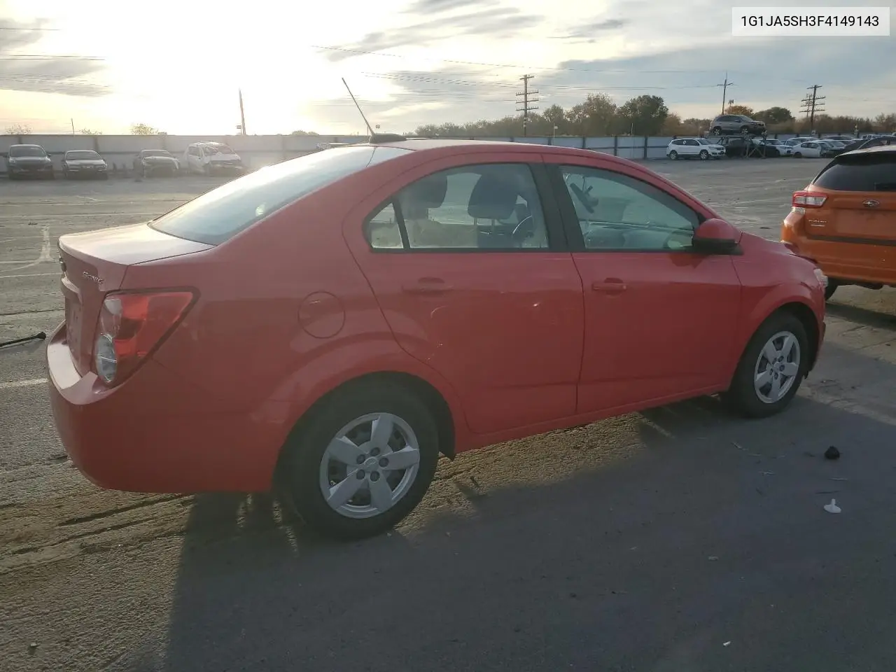 1G1JA5SH3F4149143 2015 Chevrolet Sonic Ls