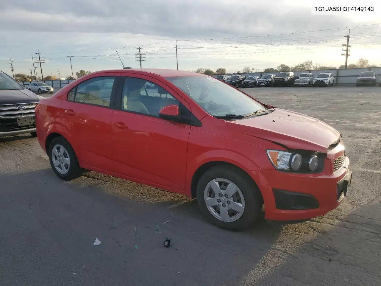 1G1JA5SH3F4149143 2015 Chevrolet Sonic Ls