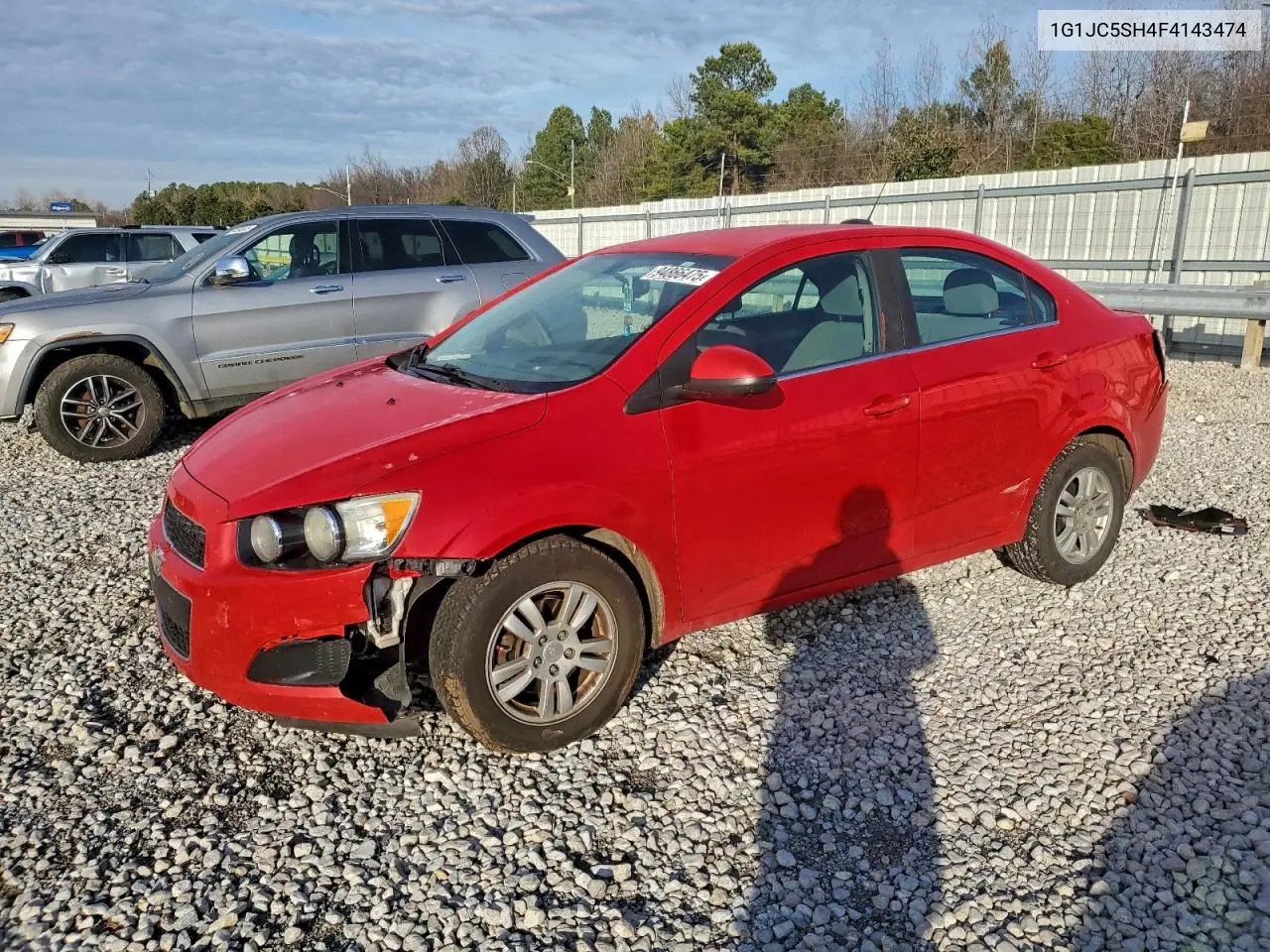 1G1JC5SH4F4143474 2015 Chevrolet Sonic Lt
