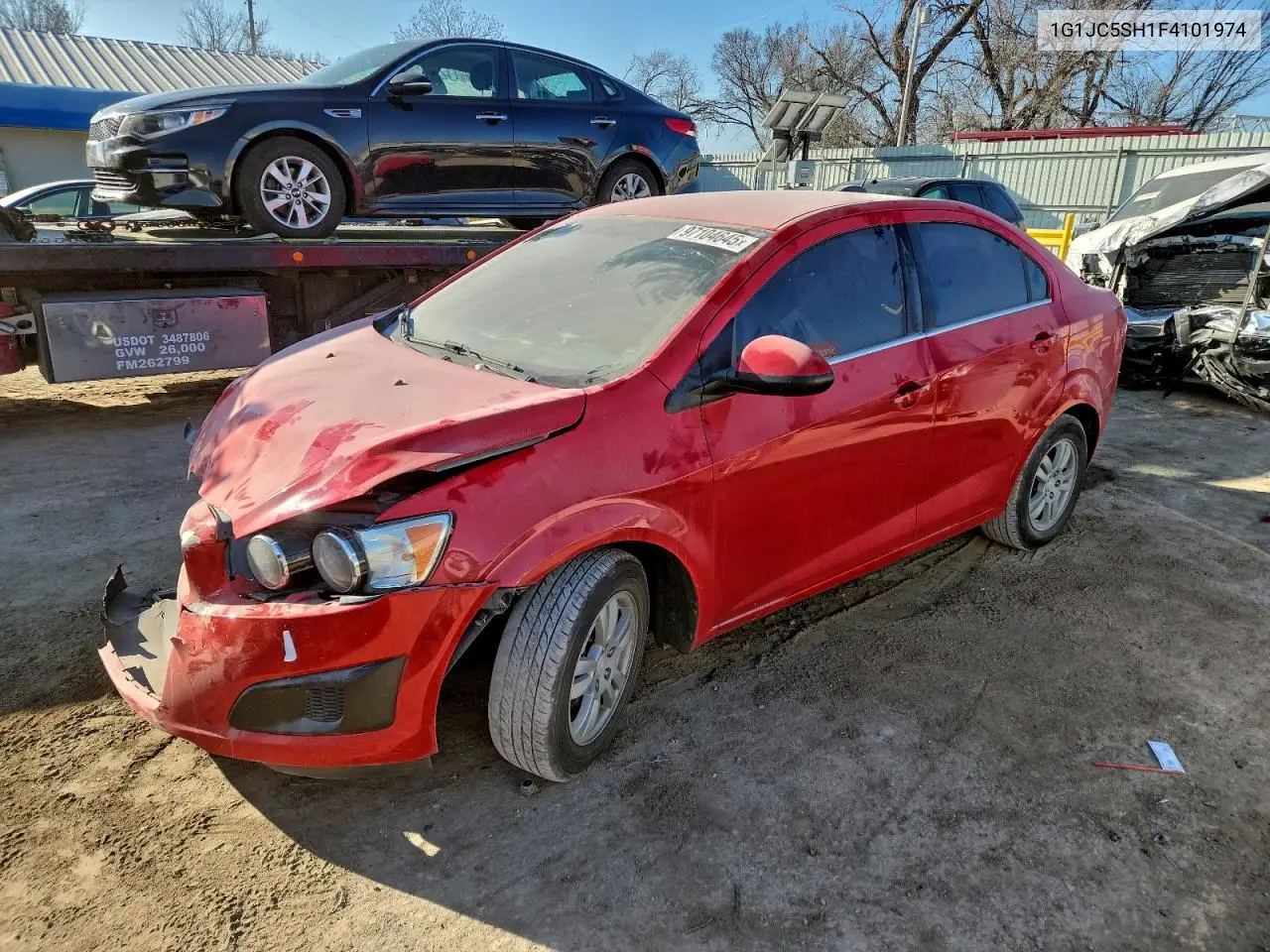 1G1JC5SH1F4101974 2015 Chevrolet Sonic Lt