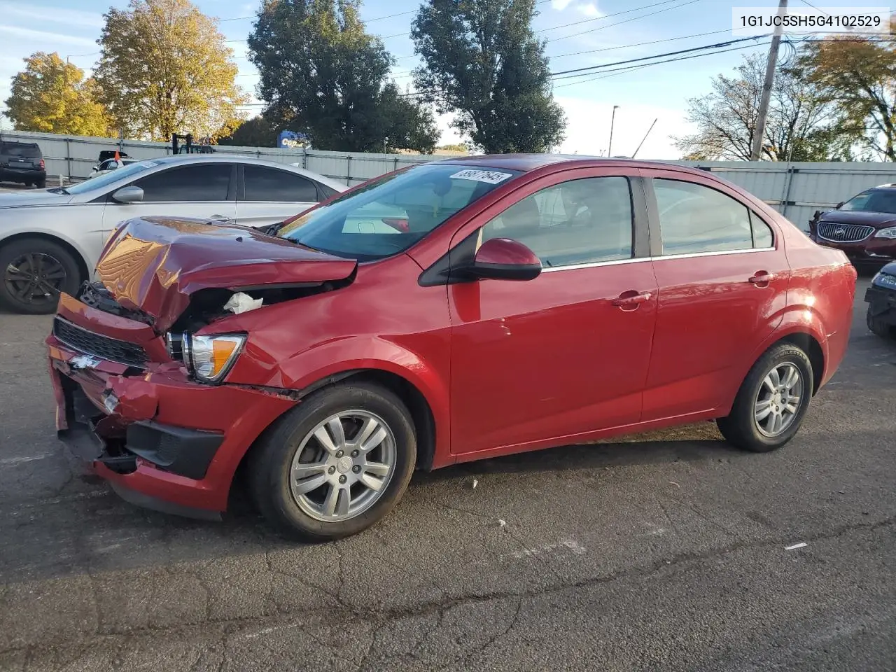 1G1JC5SH5G4102529 2016 Chevrolet Sonic Lt